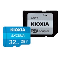 Kioxia microSDHC 32GB UHS-I + adaptér (ex-Toshiba)
