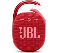 JBL Clip 4 bezdrátový voděodolný reproduktor červený ZDARMA Webkamera  ,SLEVA na FIXED 20W nabíječka s PD