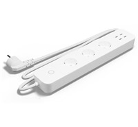 TESLA Smart Power Strip 3 + 4 USB-A prodluovac kabel s dlkovm ovldnm a sledovnm spoteby