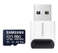 Samsung PRO Ultimate microSDXC 512GB + USB adaptr