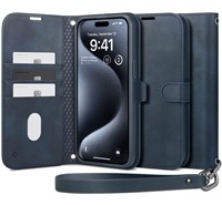 Spigen Wallet S Pro flipov pouzdro pro Apple iPhone 15 Pro Max modr