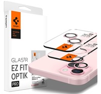 Spigen Glass.tR EZ Fit Optik Pro tvrzen sklo na oky fotoapartu pro Apple iPhone 15 / 15 Plus / 14 / 14 Plus 2ks rov