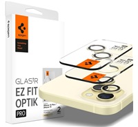 Spigen Glass.tR EZ Fit Optik Pro tvrzen sklo na oky fotoapartu pro Apple iPhone 15 / 15 Plus / 14 / 14 Plus 2ks lut