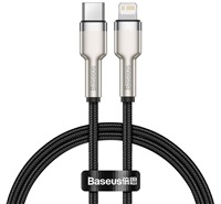 Baseus Cafule Series USB-C / Lightning 20W 0,25m opleten ern kabel