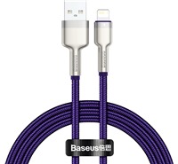 Baseus Cafule Series USB-A / Lightning 1m opleten fialov kabel