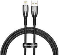 Baseus Glimmer USB-A / Lightning 1m opleten ern kabel