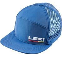 LEKI Logo Cap Mesh LEKI, true navy blue-white, One size
