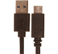 CellFish USB-A / USB-C 1m černý kabel