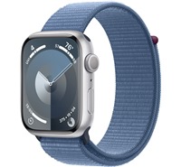 Apple Watch Series 9 45mm Silver / Winter Blue Loop