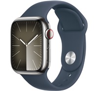 Apple Watch Series9 Cellular 41mm Steel / Storm Blue M / L