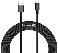 Baseus Superior Series USB-A / USB-C 66W 2m černý kabel