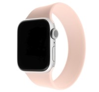 FIXED Elastický silikonový řemínek velikost S pro Apple Watch 38/40/41mm růžový