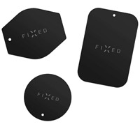 FIXED Icon Plates sada magnetických plíšků černá