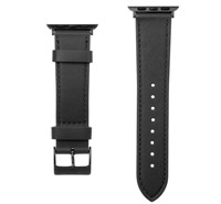 FIXED Leather Strap kožený řemínek pro Apple Watch 38/40/41mm černý