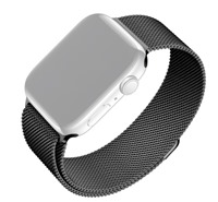 FIXED Mesh Strap nerezov emnek pro Apple Watch 42 / 44 / 45 / 49mm ern