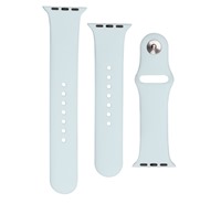 FIXED Silicone Strap Set silikonovch emnk pro Apple Watch 42 / 44 / 45 / 49mm svtle tyrkysov