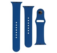 FIXED Silicone Strap Set silikonovch emnk pro Apple Watch 42 / 44 / 45 / 49mm krlovsky modr