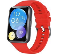 FIXED Silicone Strap silikonov emnek pro Huawei Watch Fit 2 erven