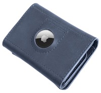 FIXED Tripple Wallet for AirTag koen penenka z prav hovz ke modr