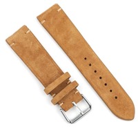 RhinoTech Genuine Suede Leather univerzln koen emnek 20mm Quick Release pro smartwatch hnd
