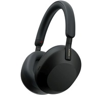 SONY WH-1000XM5 bezdrátová sluchátka s potlačením hluku černá SLEVA na FIXED 20W nabíječka s PD