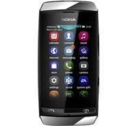 Nokia Asha 306 Silver White