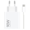Xiaomi 90W HyperCharge USB-A nab�je�ka s kabelem USB-C b�l� (MDY-15-EK)