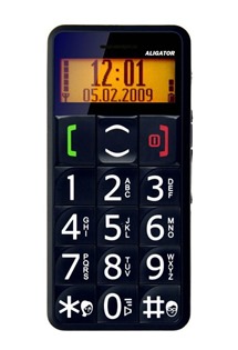 Aligator A300 Black - mobil pro seniory