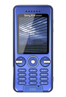Sony Ericsson S302 Crystal Blue - foto 2Mpix, BT, MP3, MS MicroM2
