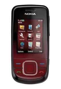 Nokia 3600 slide Dark Red