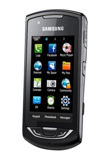 Samsung S5620 Monte Dark Gray
