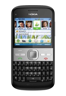 Nokia E5 QWERTZ Carbon Black
