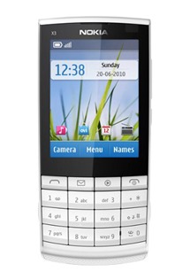 Nokia X3-02 White Silver