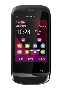 Nokia C2-02 Chrome Black