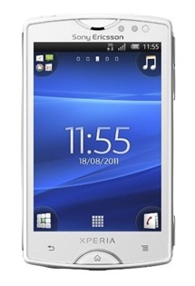 Sony Ericsson ST15i Xperia Mini White / Dark Pink