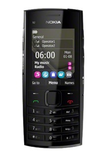 Nokia X2-02 Dual-SIM Dark Silver