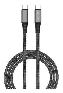 4smarts PremiumCord USB-C / USB-C, 3m 100W odolný černý kabel