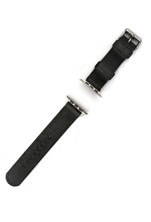 4smarts látkový řemínek pro Apple Watch Series 6/5/4/SE (44mm) a Series 3/2/1 (42mm) černý