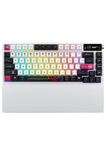 ASUS ROG AZOTH X (ROG NX Snow V2 / PBT) � US mechanick� kl�vesnice b�l�
