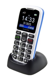 Aligator A430 White / Blue + Nab�jec� stoj�nek