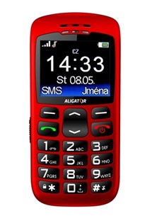 Aligator A670 Senior Red + nab�jec� stoj�nek