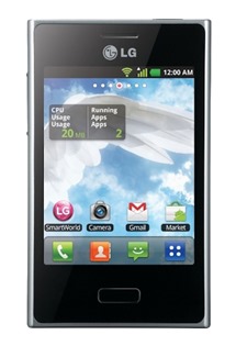 LG E400 Optimus L3 White