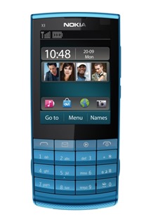 Nokia X3-02.5 Petrol Blue