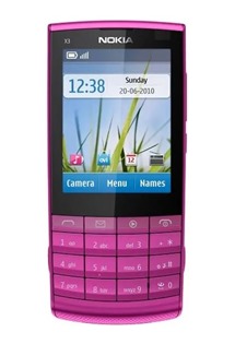 Nokia X3-02.5 Pink