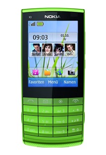 Nokia X3-02.5 Green
