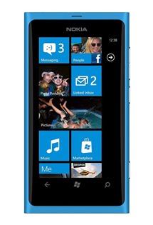 Nokia Lumia 800 Cyan