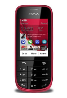 Nokia Asha 203 Dark Red