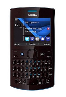 Nokia Asha 205 Cyan / Dark Rose