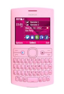 Nokia Asha 205 Dual-SIM Magenta / Soft Pink