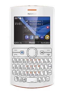 Nokia Asha 205 Dual-SIM Orange / White